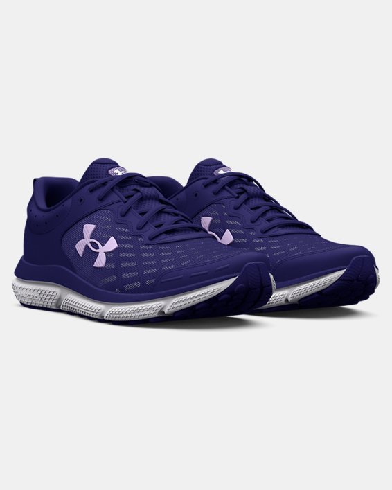 Women's UA Charged Assert 10 Running Shoes, Blue, pdpMainDesktop image number 3